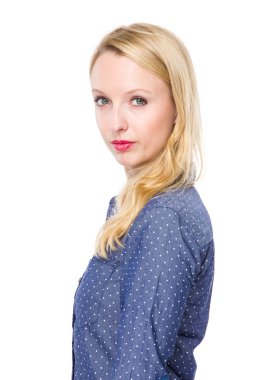 Genç güzel kadın.