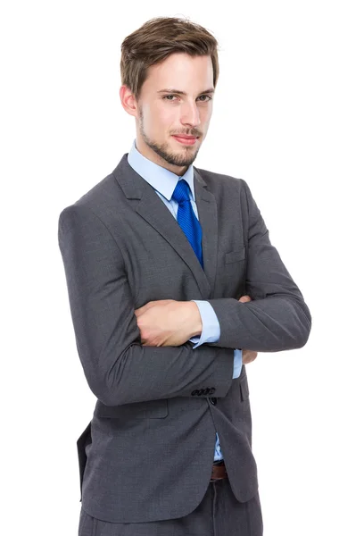 Businessman with arms crossed — Stock Photo, Image