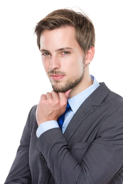 Handsome confident businessman — Stockfoto