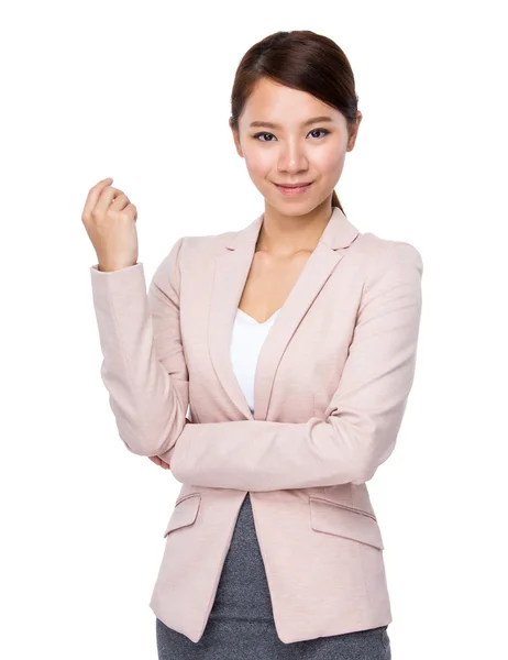 Young beautiful businesswoman — Stock Photo, Image