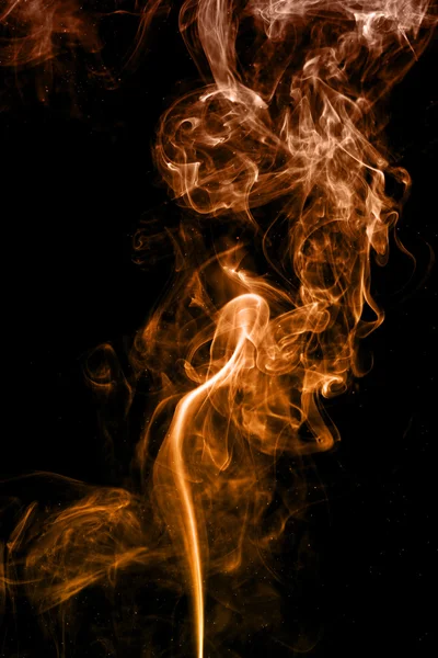 Orange smoke — Stock Photo, Image