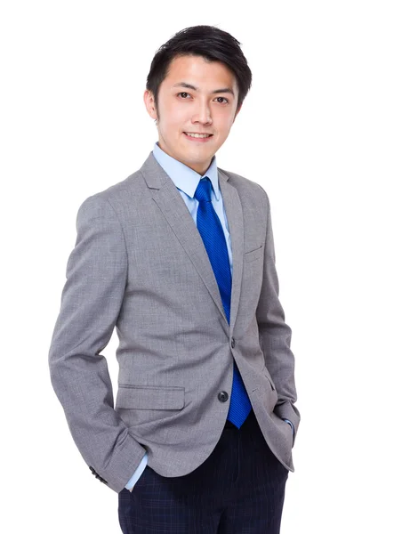Confident handsome businessman — Stock Photo, Image