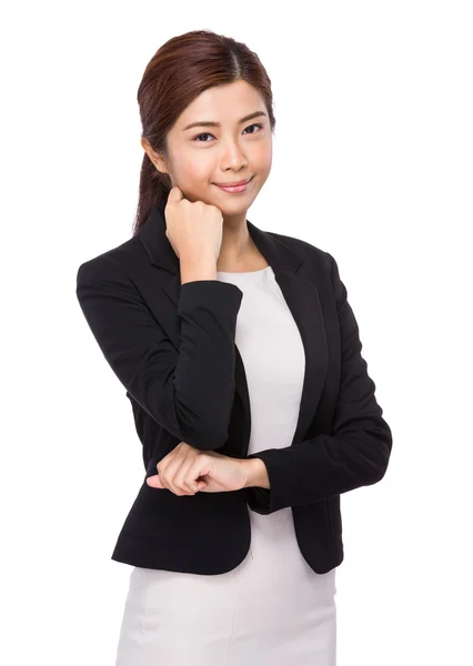 Young beautiful businesswoman — Stock Photo, Image