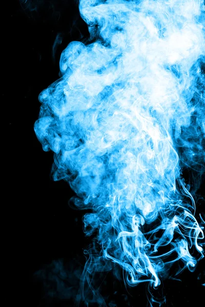 Blue cigarette smoke — Stock Photo, Image