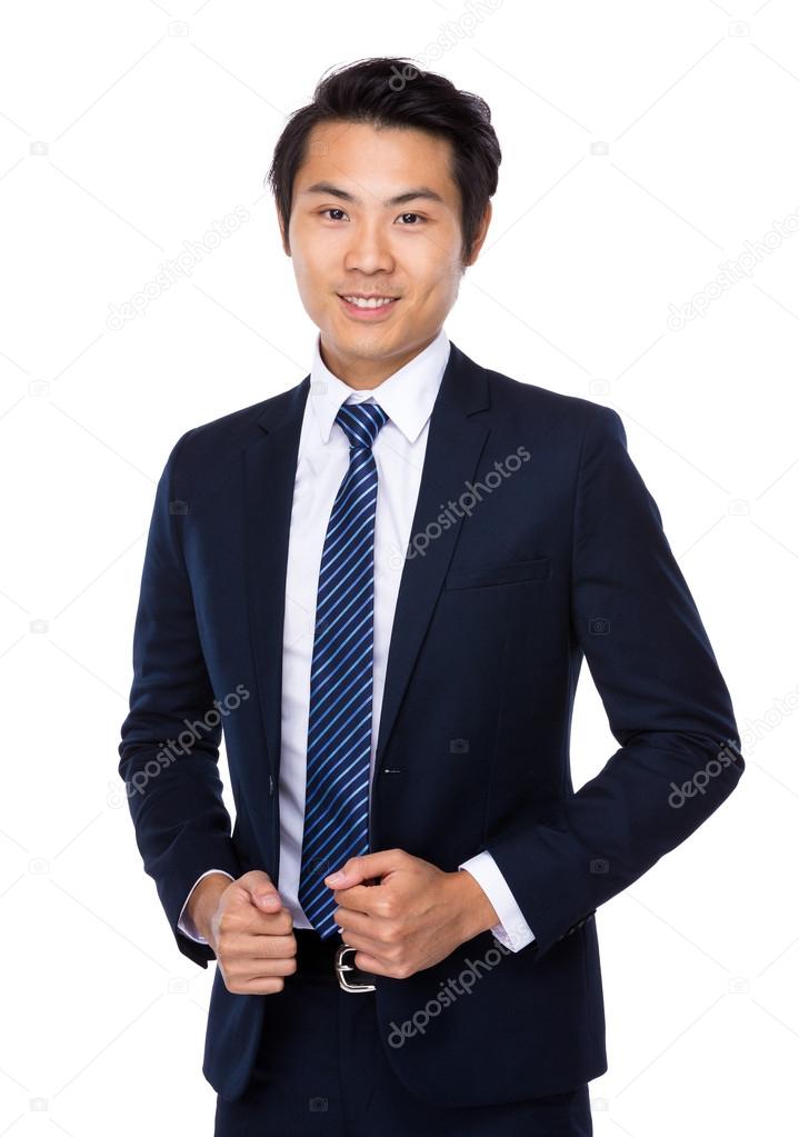 Young handsome businessman