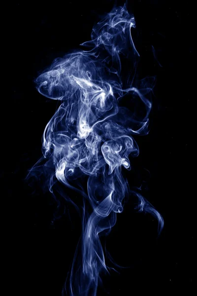 Fumée blanche-bleue — Photo