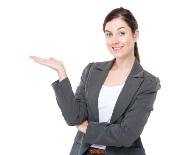 iş kadını elle mevcut