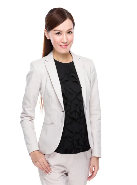 Young beautiful confident businesswoman — Stock Photo, Image