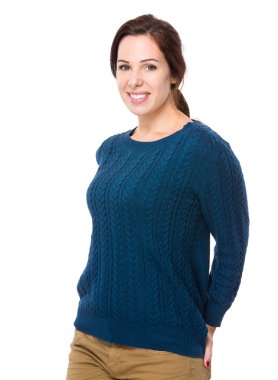 Güzel esmer kadın.