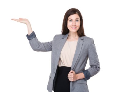 iş kadını elle mevcut