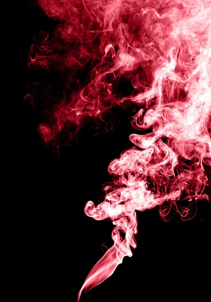 Червоний дим — стокове фото