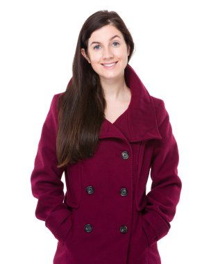 Güzel esmer kadın.