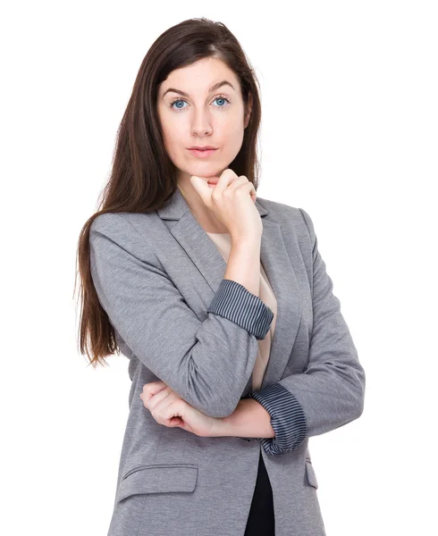 Beautiful confident businesswoman — Stock Photo, Image