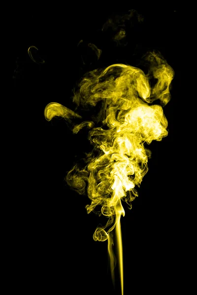 Желтый дым — стоковое фото