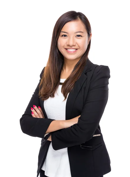 Singaporianska business kvinna porträtt — Stockfoto