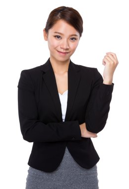 Kendine güvenen genç iş kadını