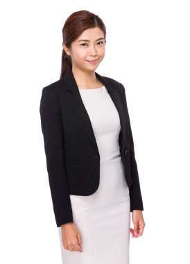 Kendine güvenen genç iş kadını