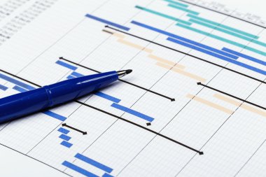 Planning Chart for Financial Project clipart