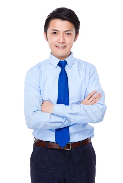 Businessman with arms crossed — Stock Photo, Image