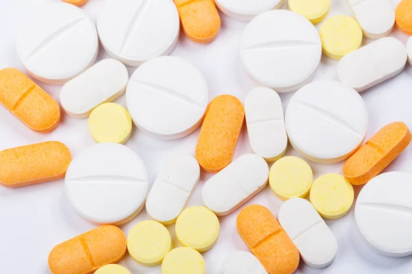 Medical tablets and capsules — Stock Photo, Image