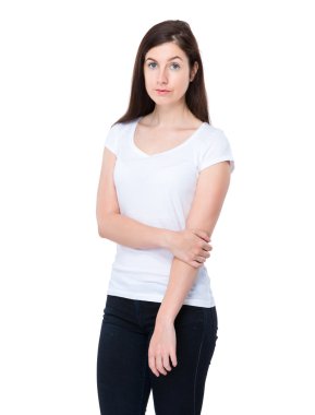 Güzel esmer kadın.