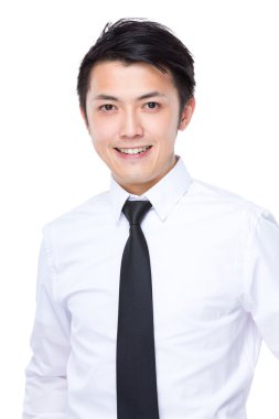 Kendine güvenen genç işadamı