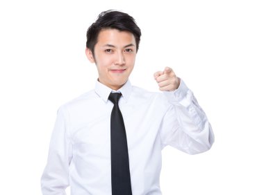 Sana işaret eden işadamı