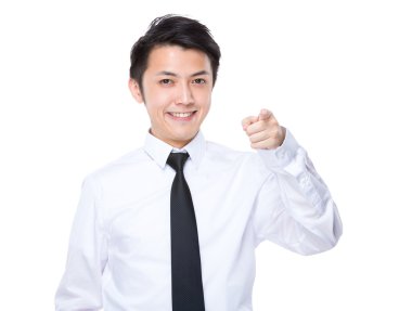 Sana işaret eden işadamı