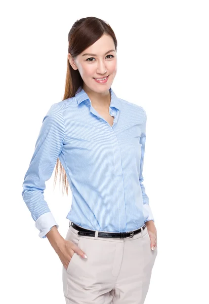 Beautiful confident businesswoman — Stock Photo, Image