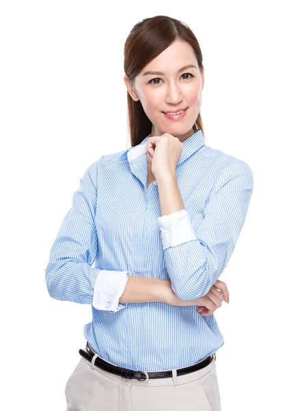 Hermosa mujer de negocios segura — Foto de Stock