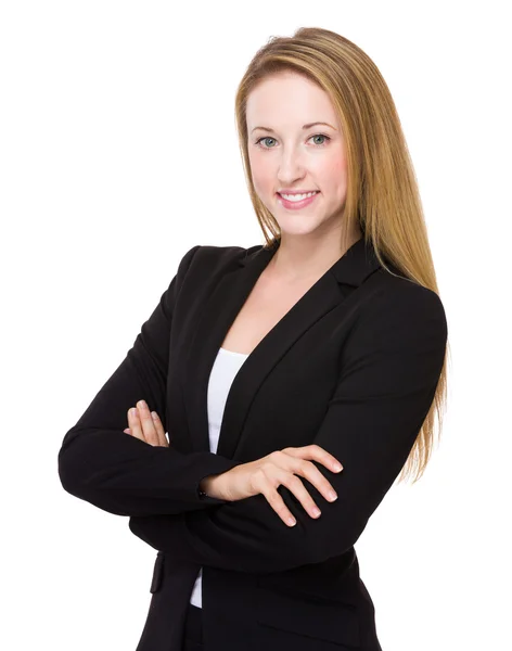 Young caucasian businesswoman — Stock Photo, Image