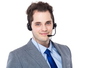 erkek müşteri hizmeti işleci