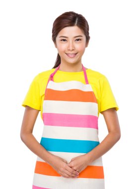 Genç Asyalı ev kadını