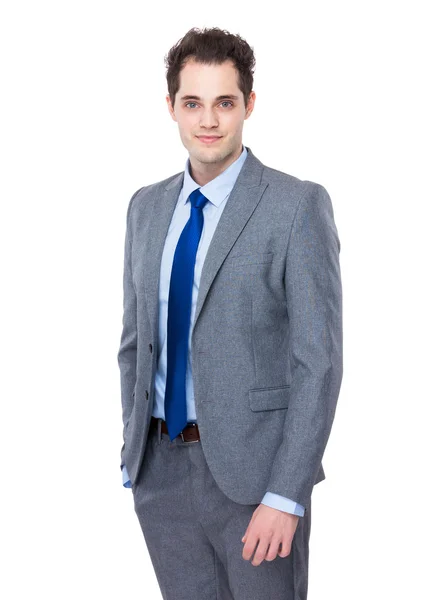 Handsome confident businessman — Stockfoto