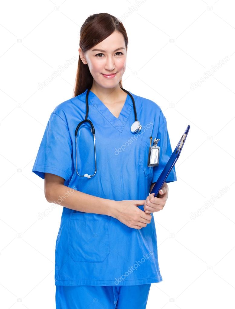 Female asian doctor