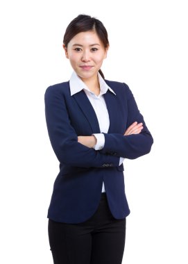 kollarını çapraz işkadını