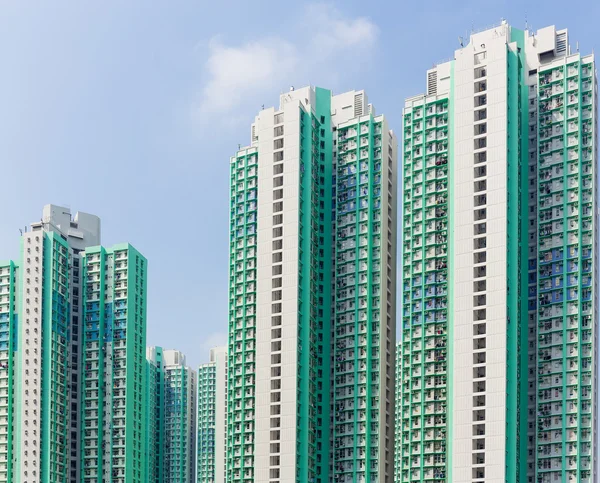 Hong kong apartamentowiec — Zdjęcie stockowe