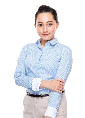 Kendine güvenen genç iş kadını