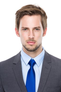 Handsome confident businessman