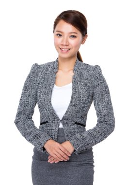 Kendine güvenen genç iş kadını