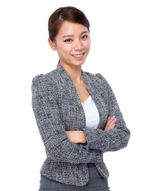 kollarını çapraz işkadını