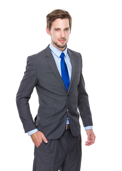 Handsome confident businessman — Stock Photo, Image