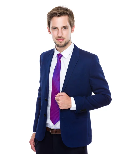 Handsome confident businessman — Stock Photo, Image