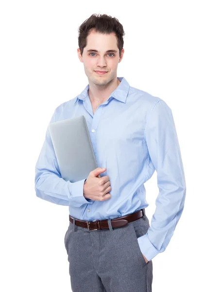 Businessman cu laptop-uri — Fotografie, imagine de stoc