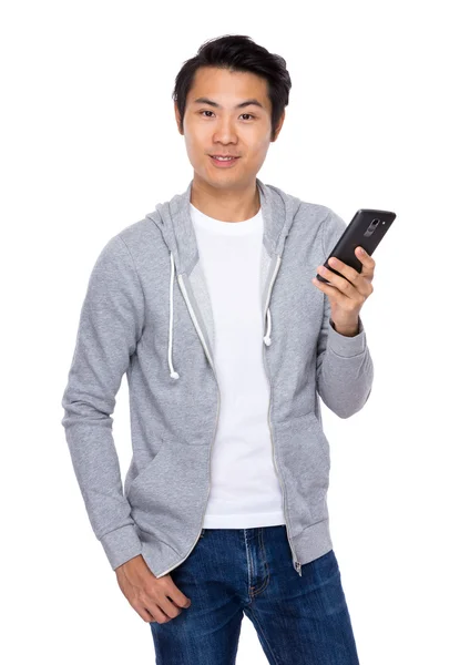 Man using mobile phone — Stock Photo, Image