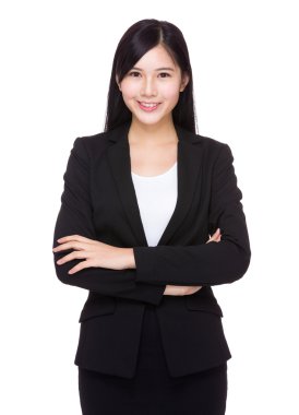 Asyalı genç iş kadını