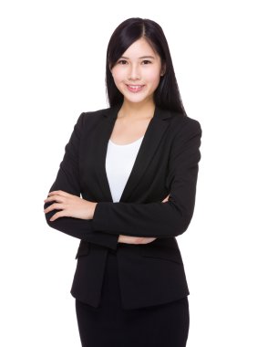 Asyalı genç iş kadını