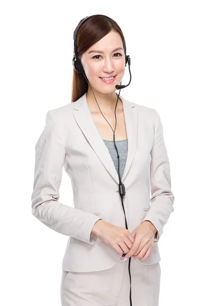 Operatore del call center — Foto Stock