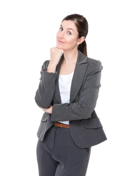 Retrato mujer de negocios caucásica — Foto de Stock