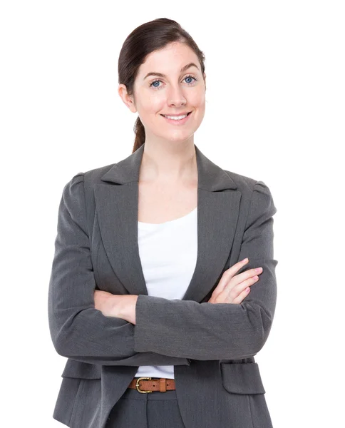 Retrato mujer de negocios caucásica —  Fotos de Stock